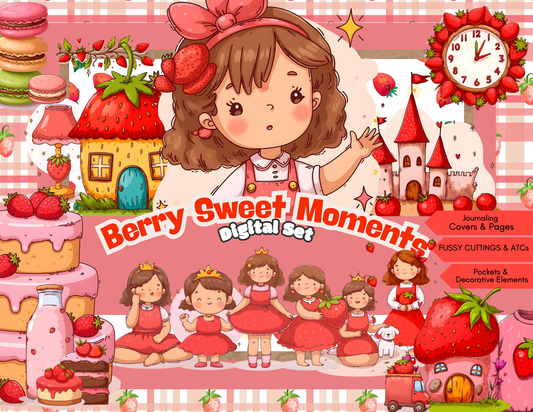 Berry Sweet Moments - Digital Journaling Complete Set