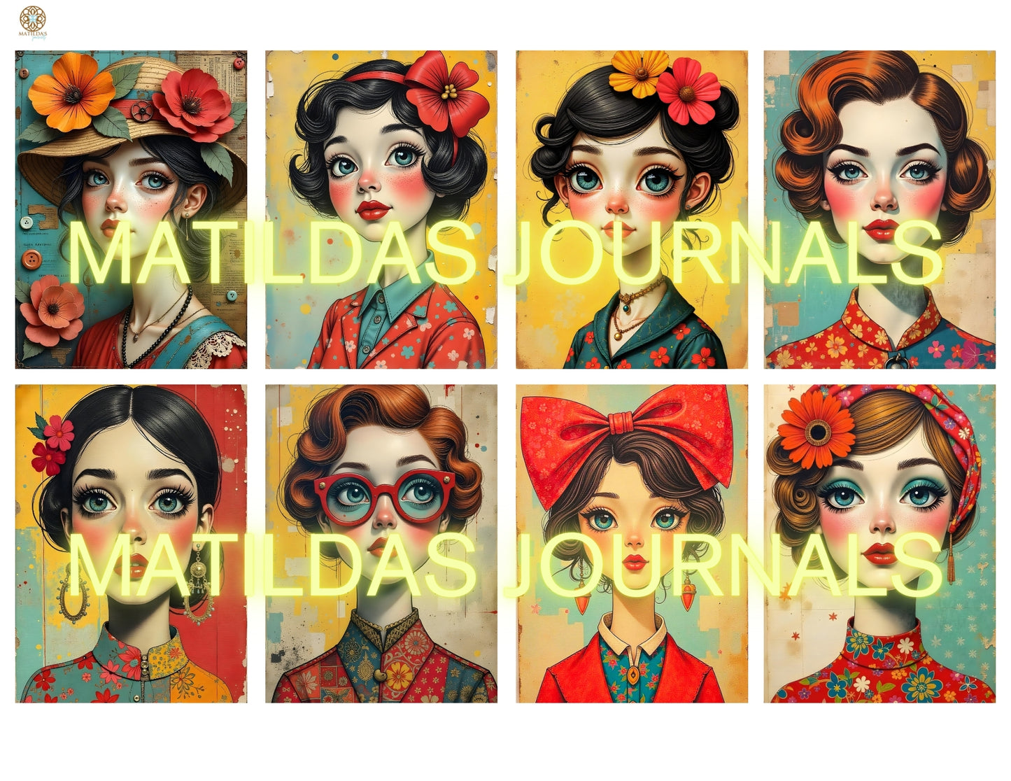 Colorful Girls Digital Collection