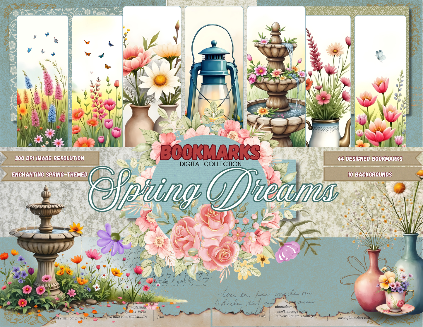 Spring Dreams Collection - Bookmarks