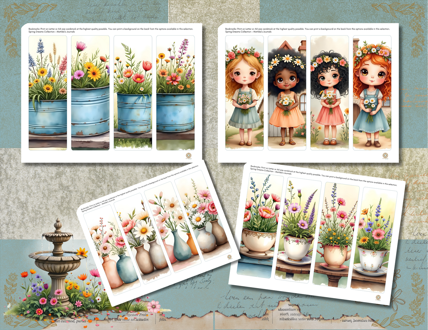 Spring Dreams Collection - Bookmarks