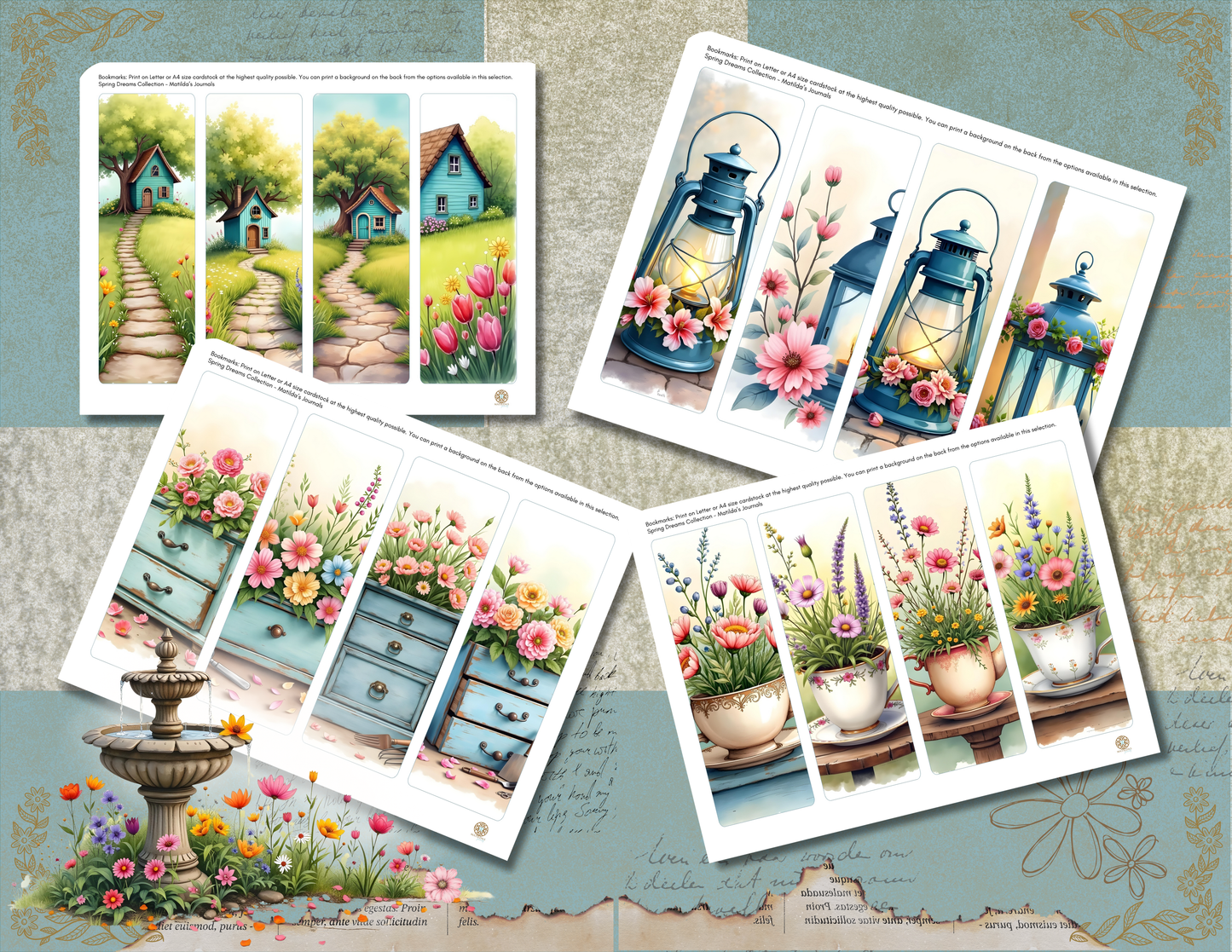 Spring Dreams Collection - Bookmarks