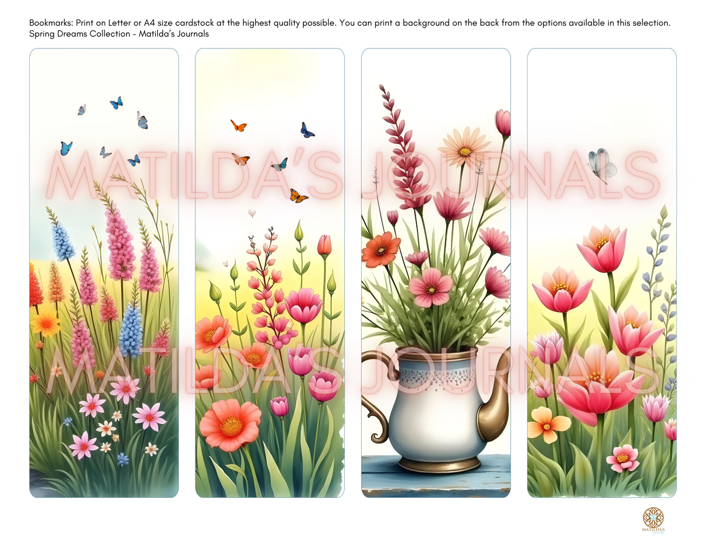 Spring Dreams Collection - Bookmarks