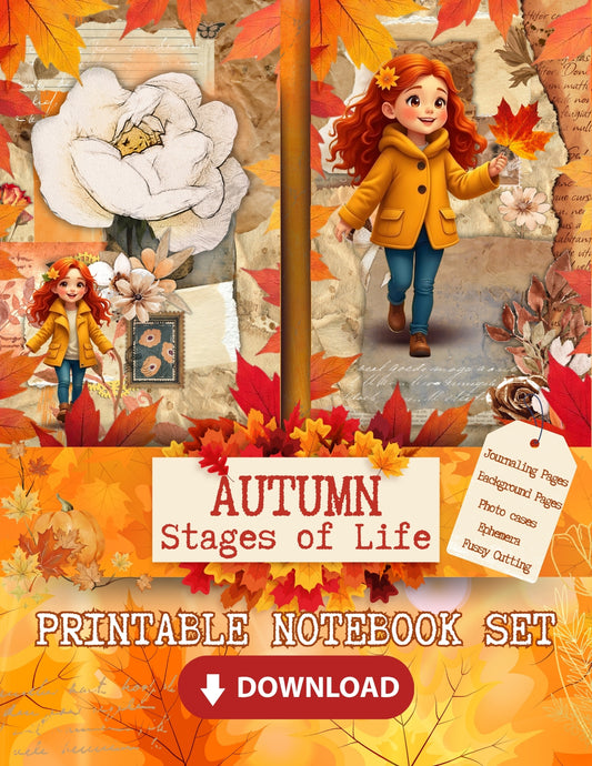 Autumn: Stages of Life - Printable Notebook Set