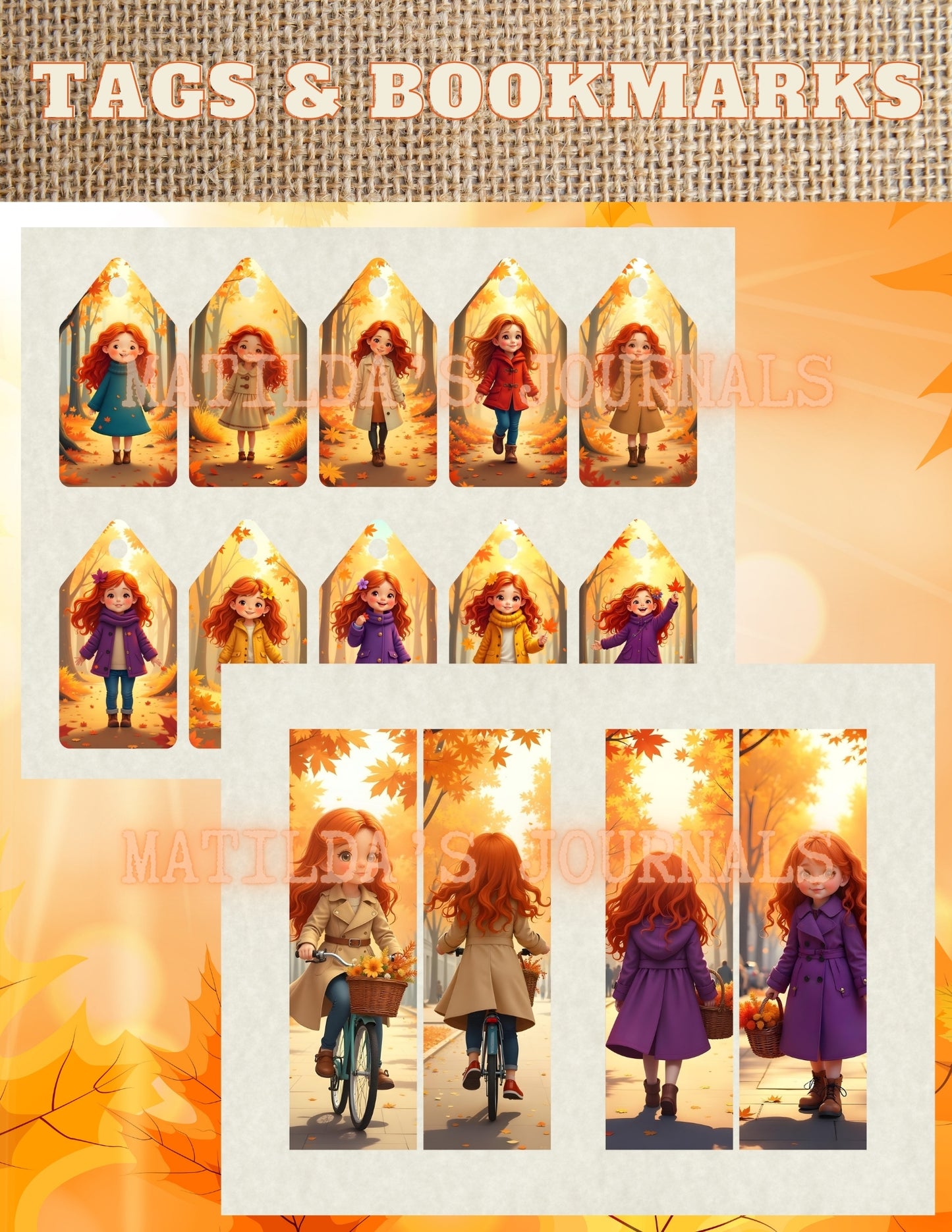 Autumn: Stages of Life - Printable Notebook Set