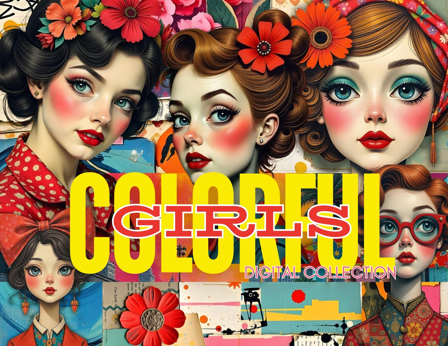 Colorful Girls Digital Collection